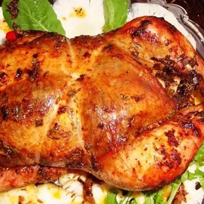 Recipe of Roasted chicken in the pressure cooker on the DeliRec recipe website