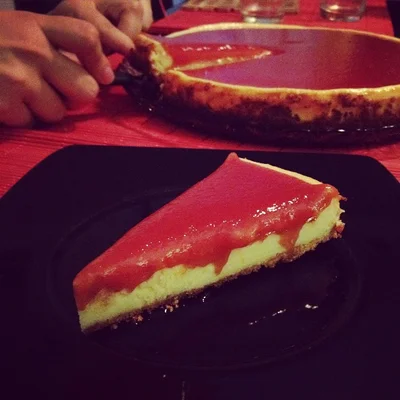 Recipe of Cheesecake with Guava Sauce on the DeliRec recipe website