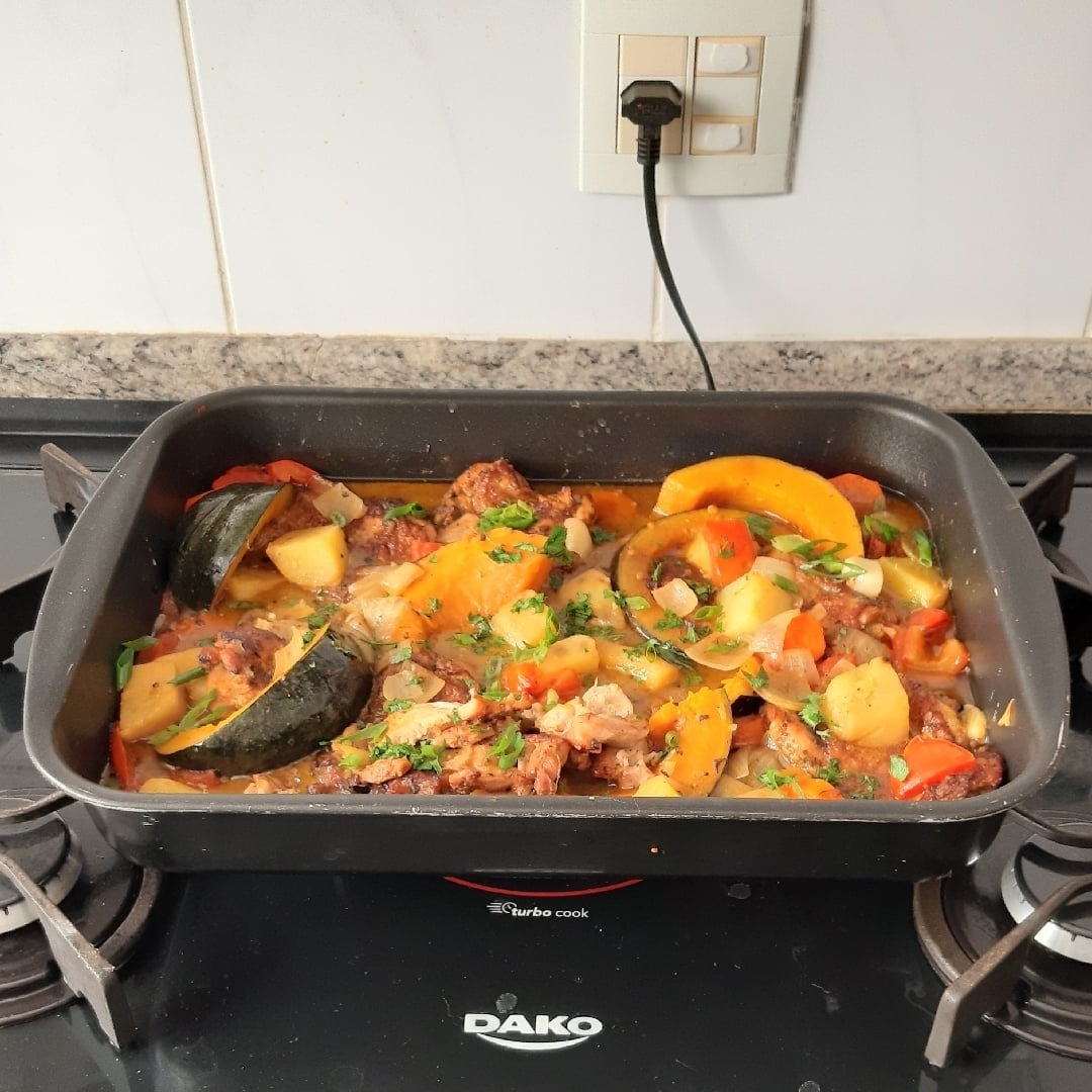 Photo of the Chicken stew with vegetables – recipe of Chicken stew with vegetables on DeliRec