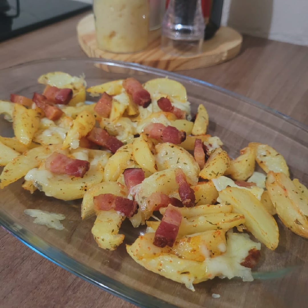 Photo of the Baked Potato with Cheese and Bacon – recipe of Baked Potato with Cheese and Bacon on DeliRec