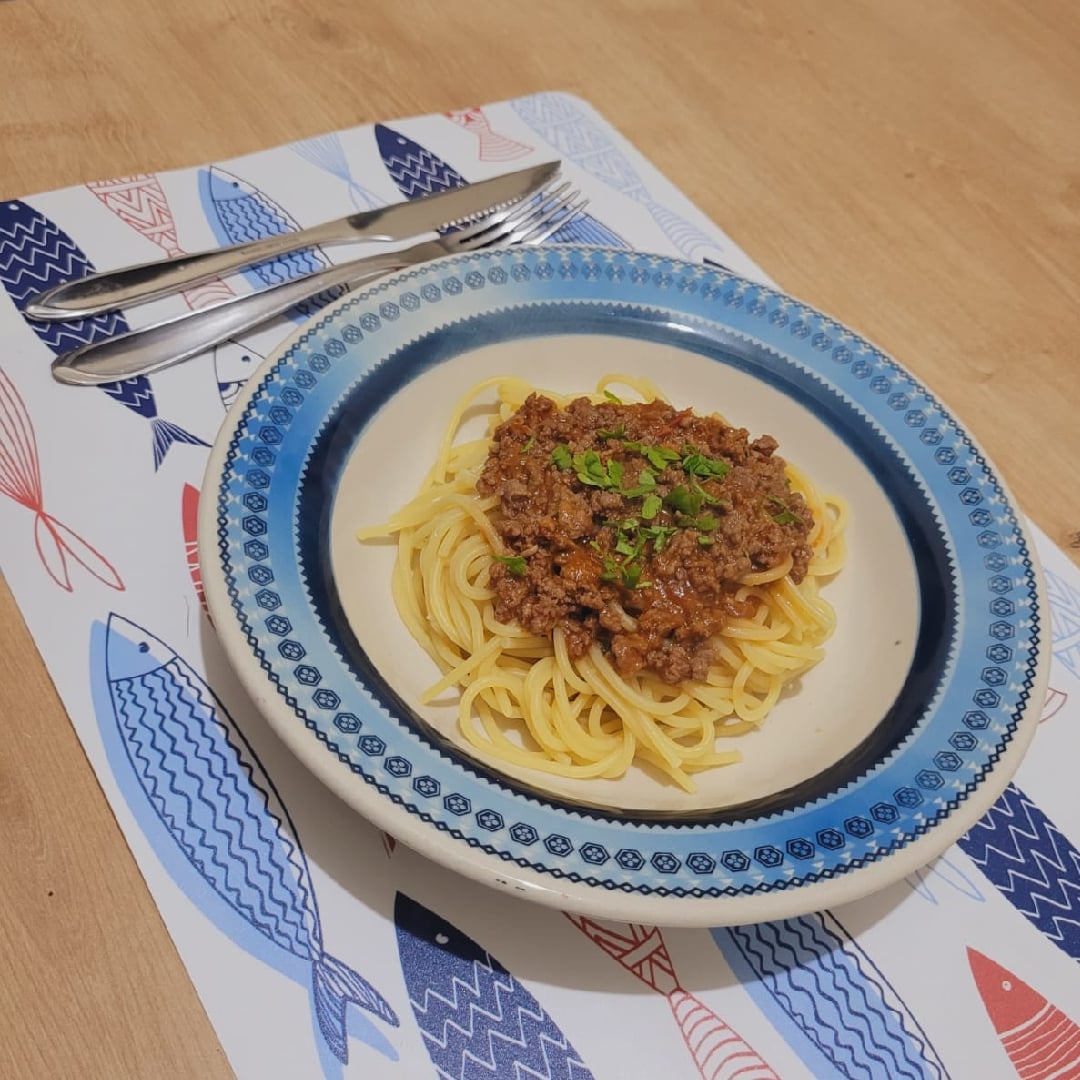 Foto da Espaguete a bolonhesa  - receita de Espaguete a bolonhesa  no DeliRec