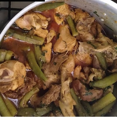 Photo of the Chicken with okra. – recipe of Chicken with okra. on DeliRec