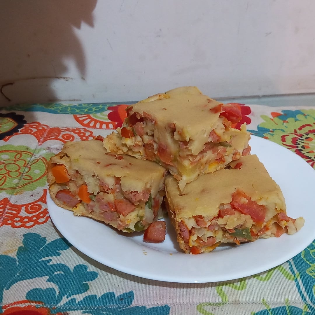 Foto da Torta salgada de salsicha de  liquidificador  - receita de Torta salgada de salsicha de  liquidificador  no DeliRec