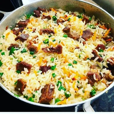 Recipe of Rice with Beef on the DeliRec recipe website