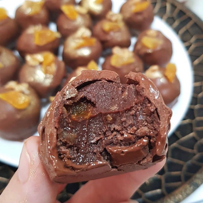 Photo of the panettone truffle – recipe of panettone truffle on DeliRec