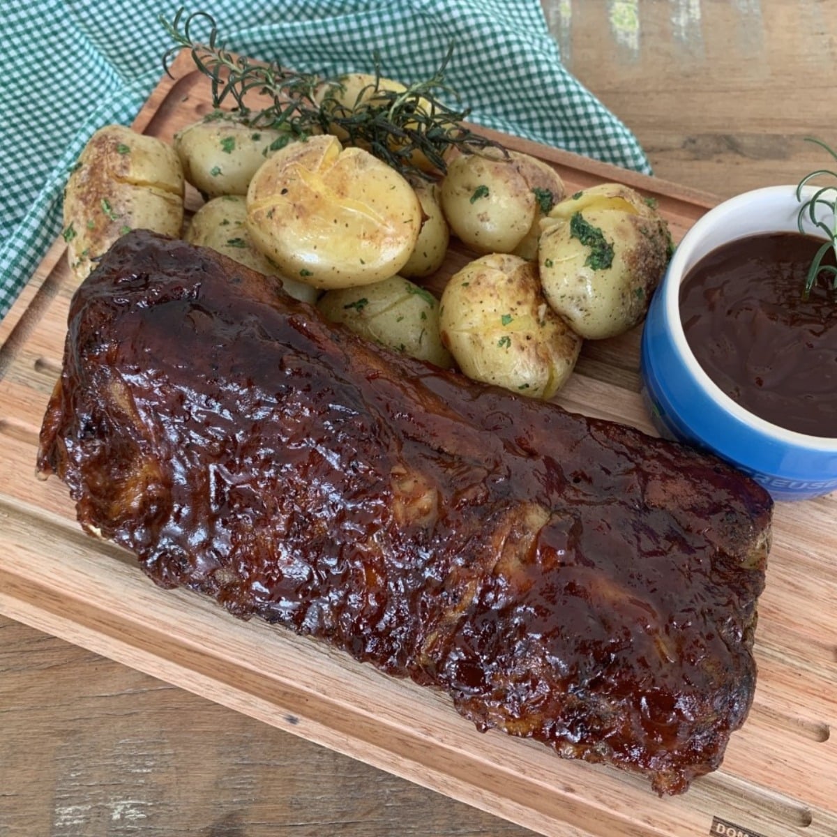 Photo of the Ribs with Barbecue Sauce – recipe of Ribs with Barbecue Sauce on DeliRec