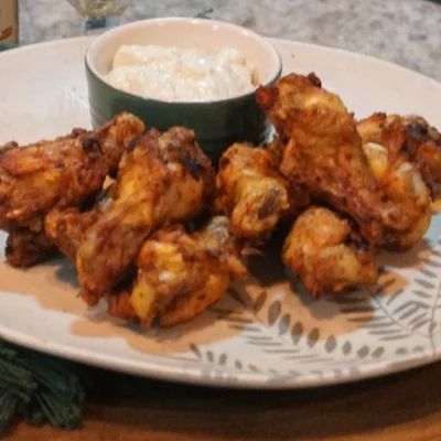Recipe of Chicken drumstick with gorgonzola sauce on the DeliRec recipe website