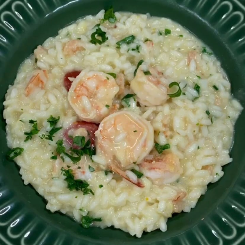 Photo of the Shrimp Risotto with Coconut Milk – recipe of Shrimp Risotto with Coconut Milk on DeliRec