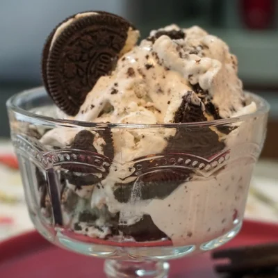 Recipe of Oreo ice cream on the DeliRec recipe website