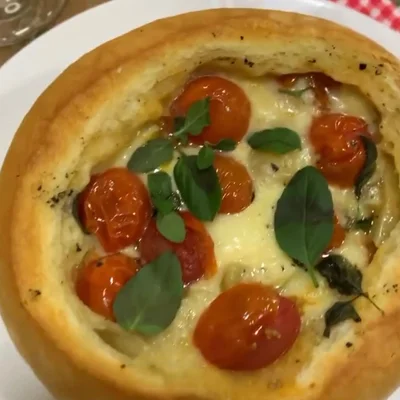 Recipe of Italian bread with brie cheese on the DeliRec recipe website