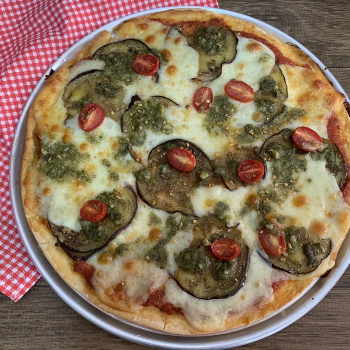 Foto da Pizza de berinjela - receita de Pizza de berinjela no DeliRec
