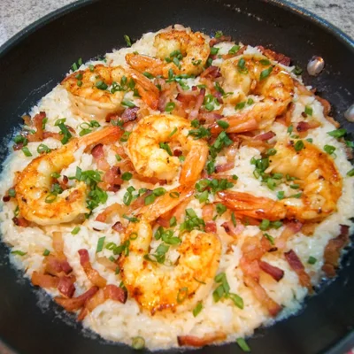 Recipe of Rice with shrimp and coconut milk on the DeliRec recipe website