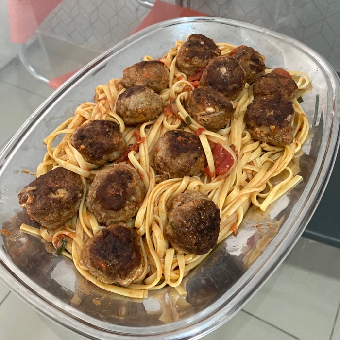 Photo of the Pasta with meatballs – recipe of Pasta with meatballs on DeliRec