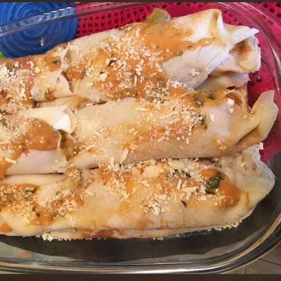 Recipe of shrimp pancake on the DeliRec recipe website