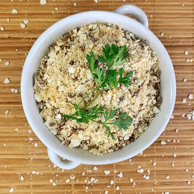 Recipe of Crunchy Onion Farofa on the DeliRec recipe website