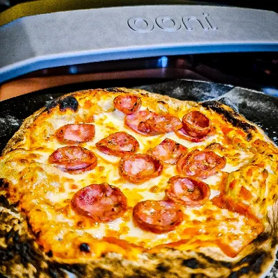 Receta de pizza artesanal en el sitio web de recetas de DeliRec
