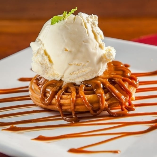 Photo of the Churros with Dulce de Leche and Ice Cream – recipe of Churros with Dulce de Leche and Ice Cream on DeliRec