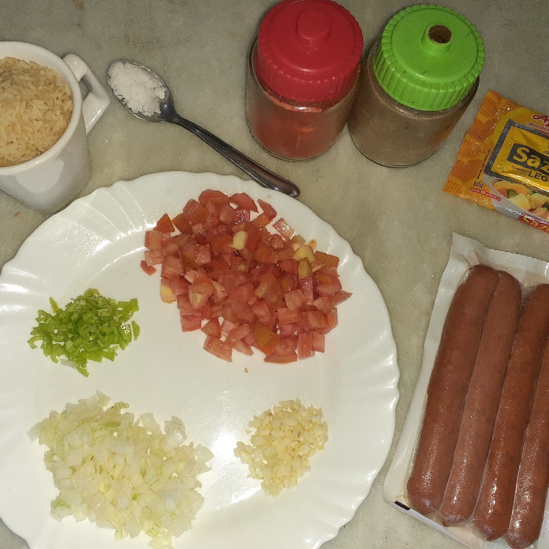 Photo of the Rice with thin sausage. – recipe of Rice with thin sausage. on DeliRec