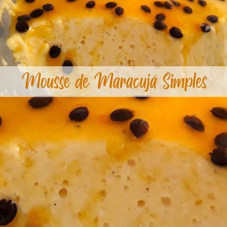 Foto da Mousse de maracujá - receita de Mousse de maracujá no DeliRec