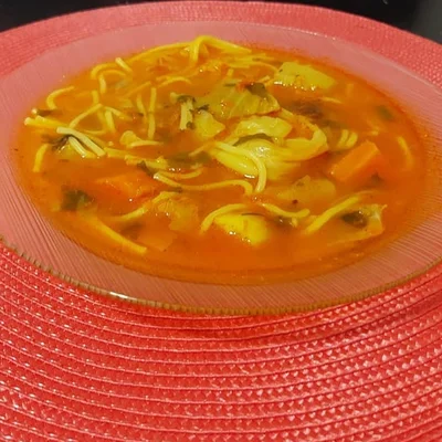 Recipe of Vegetables soup on the DeliRec recipe website