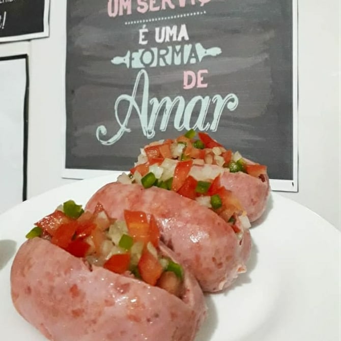Photo of the Roasted sausage with vinaigrette – recipe of Roasted sausage with vinaigrette on DeliRec