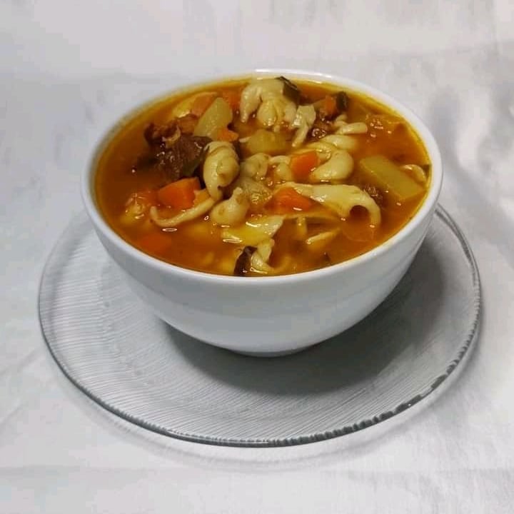 Foto da Sopa de batata com cenoura - receita de Sopa de batata com cenoura no DeliRec