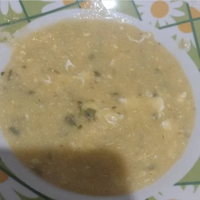 Recipe of Cornmeal Soup with Egg on the DeliRec recipe website
