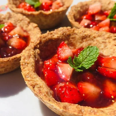 Recipe of Wholemeal strawberry shortcake on the DeliRec recipe website