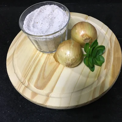 Recipe of Salt seasoned with onion on the DeliRec recipe website