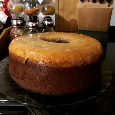 Recipe of Inverted chocolate cake with dulce de leche on the DeliRec recipe website