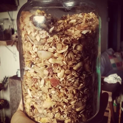 Recipe of peanut granola on the DeliRec recipe website