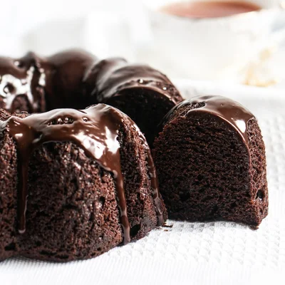 Receta de Pastel de chocolate en el sitio web de recetas de DeliRec