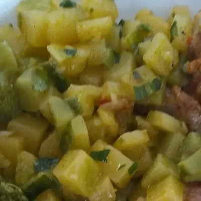 Recipe of Braised zucchini on the DeliRec recipe website