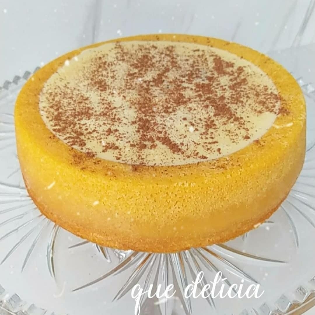 Photo of the Corn cake with curau brigadeiro – recipe of Corn cake with curau brigadeiro on DeliRec