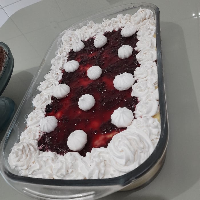 Foto de la Pavé con gelatina de frutos rojos – receta de Pavé con gelatina de frutos rojos en DeliRec