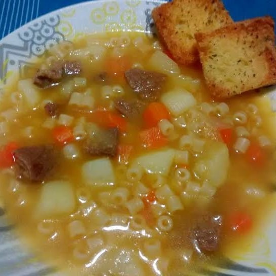 Photo of the Vegetable Soup With Pasta – recipe of Vegetable Soup With Pasta on DeliRec