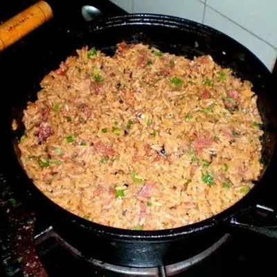 Recipe of Simple Carreteiro Rice on the DeliRec recipe website