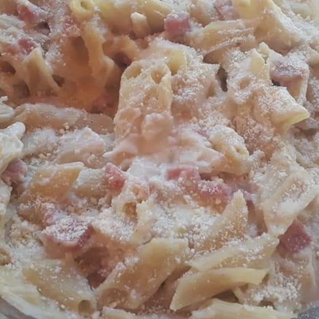 Photo of the Penne white sauce and ham – recipe of Penne white sauce and ham on DeliRec