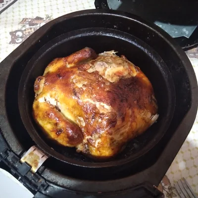 Recipe of Oil-free fryer roast chicken on the DeliRec recipe website