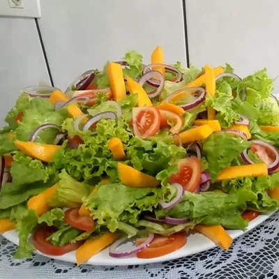 Receita de Salada simples no site de receitas DeliRec