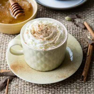 Recipe of Spiced Warm Milk With Honey on the DeliRec recipe website