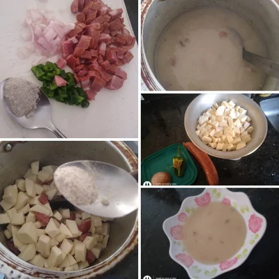 Recipe of yam soup on the DeliRec recipe website