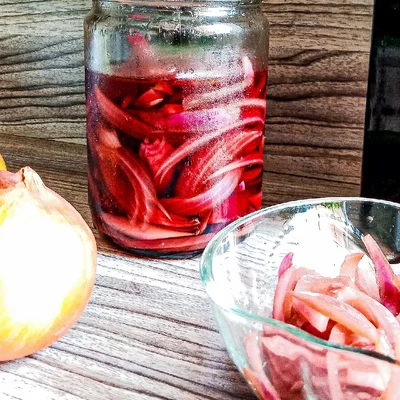 Recipe of pickled onion on the DeliRec recipe website