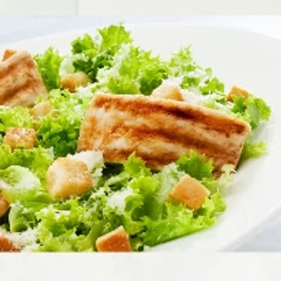 Receita de Salada De Frango Com Folhas Verdes no site de receitas DeliRec