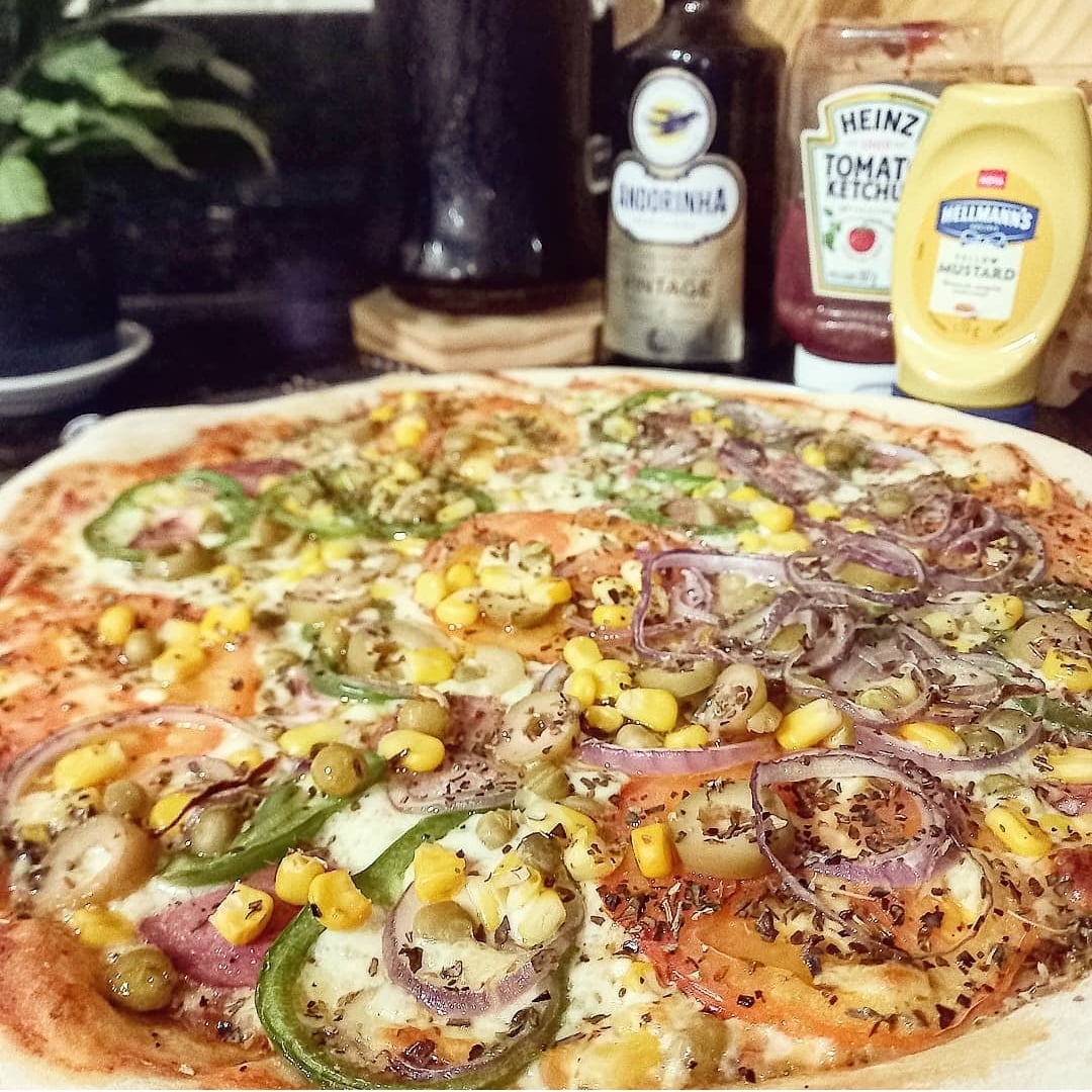 Photo of the Portuguese homemade pizza – recipe of Portuguese homemade pizza on DeliRec
