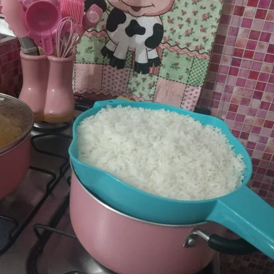 Recipe of drained rice on the DeliRec recipe website