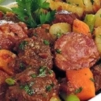 Recipe of Meat and sausage mince on the DeliRec recipe website