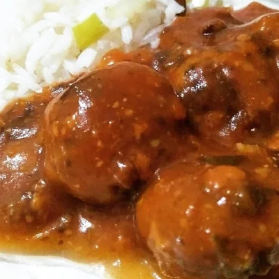 Recipe of Pea and Soy Protein Meatballs on the DeliRec recipe website