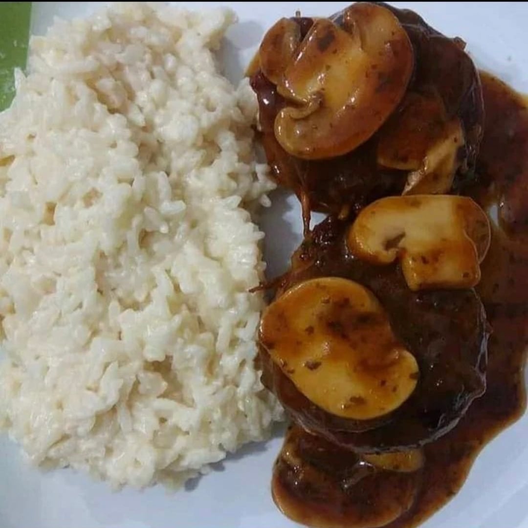 Photo of the PIAMONTESE RICE AND MEDALLION WITH MADEIRA SAUCE – recipe of PIAMONTESE RICE AND MEDALLION WITH MADEIRA SAUCE on DeliRec