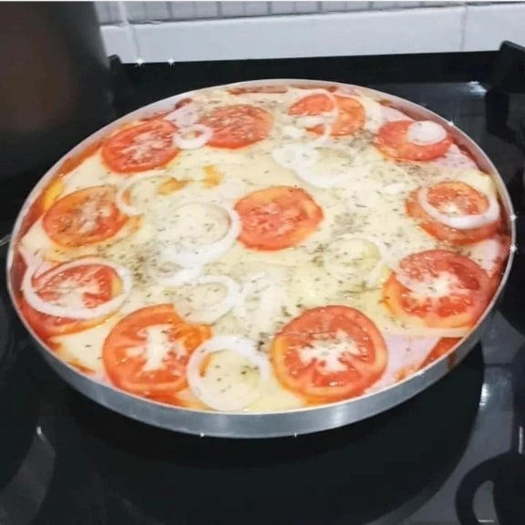 Foto da Pizza Caseira - receita de Pizza Caseira no DeliRec